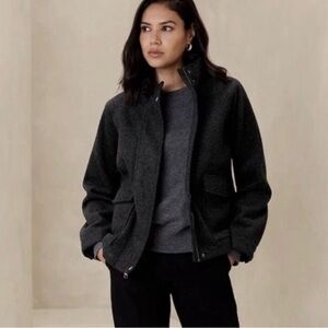 Banana Republic NWT Brushed Melton Jacket
